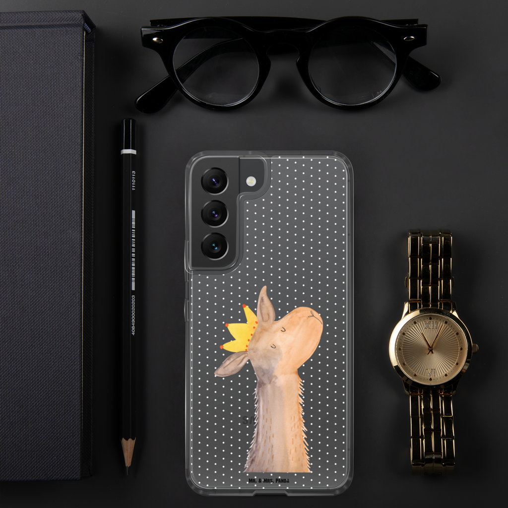 Handyhülle Lamakopf König Handyhülle, Handycover, Transparente Handyhülle, Flexible Handyhülle, Handyschutz, Transparent, Durchsichtig, Schutzhülle für Handy, Stilvolle Handyhülle, Robuste Handyhülle, Schutz vor Kratzern, Schützende Handyhülle, Lama, Alpaka, Lamas, König, Königin, Freundin, Mama, Papa, Büro Kollege, Kollegin, Chef, Vorgesetzter, Abi, Abitur