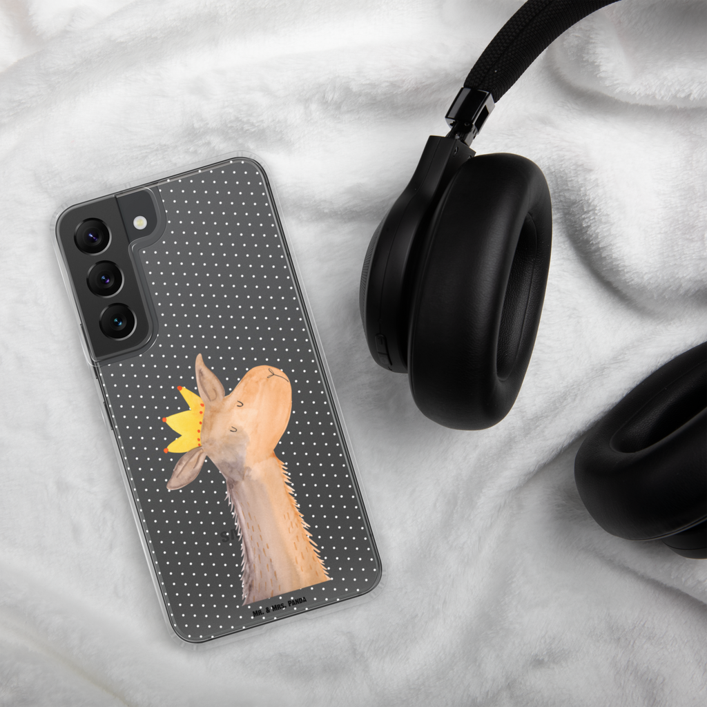 Handyhülle Lamakopf König Handyhülle, Handycover, Transparente Handyhülle, Flexible Handyhülle, Handyschutz, Transparent, Durchsichtig, Schutzhülle für Handy, Stilvolle Handyhülle, Robuste Handyhülle, Schutz vor Kratzern, Schützende Handyhülle, Lama, Alpaka, Lamas, König, Königin, Freundin, Mama, Papa, Büro Kollege, Kollegin, Chef, Vorgesetzter, Abi, Abitur