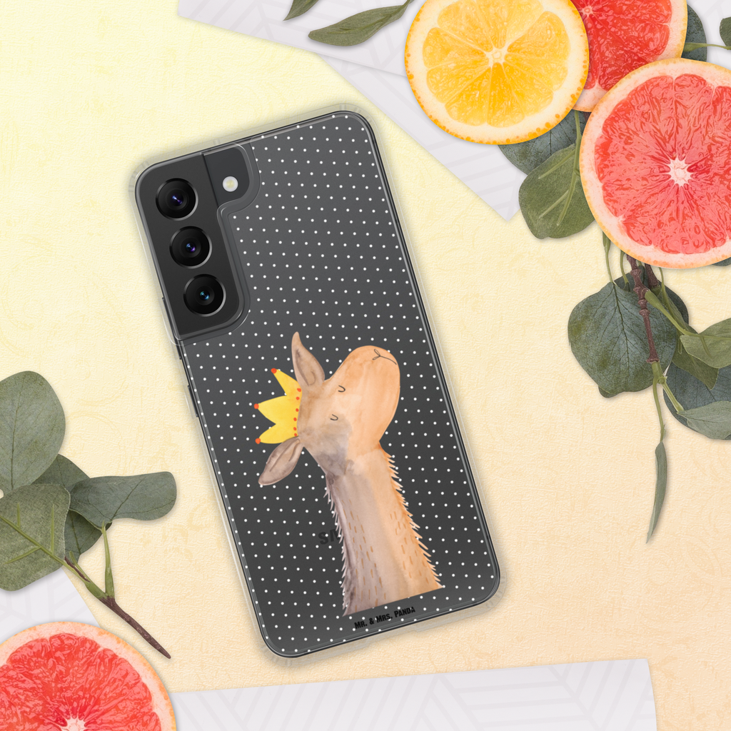 Handyhülle Lamakopf König Handyhülle, Handycover, Transparente Handyhülle, Flexible Handyhülle, Handyschutz, Transparent, Durchsichtig, Schutzhülle für Handy, Stilvolle Handyhülle, Robuste Handyhülle, Schutz vor Kratzern, Schützende Handyhülle, Lama, Alpaka, Lamas, König, Königin, Freundin, Mama, Papa, Büro Kollege, Kollegin, Chef, Vorgesetzter, Abi, Abitur