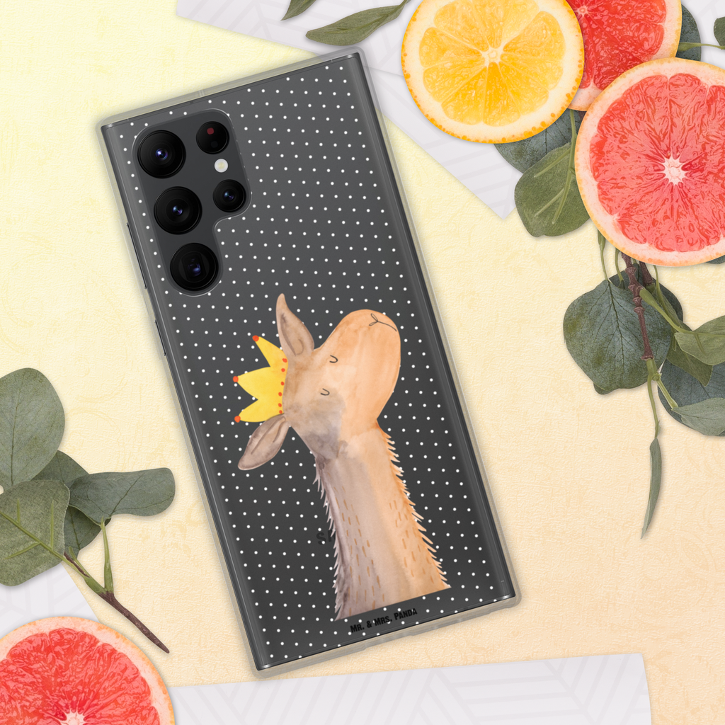 Handyhülle Lamakopf König Handyhülle, Handycover, Transparente Handyhülle, Flexible Handyhülle, Handyschutz, Transparent, Durchsichtig, Schutzhülle für Handy, Stilvolle Handyhülle, Robuste Handyhülle, Schutz vor Kratzern, Schützende Handyhülle, Lama, Alpaka, Lamas, König, Königin, Freundin, Mama, Papa, Büro Kollege, Kollegin, Chef, Vorgesetzter, Abi, Abitur