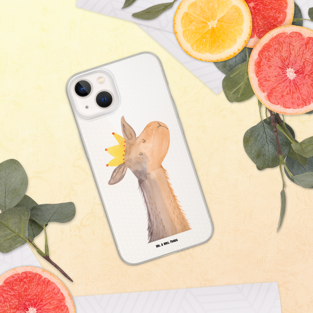 Handyhülle Lamakopf König Handyhülle, Handycover, Transparente Handyhülle, Flexible Handyhülle, Handyschutz, Transparent, Durchsichtig, Schutzhülle für Handy, Stilvolle Handyhülle, Robuste Handyhülle, Schutz vor Kratzern, Schützende Handyhülle, Lama, Alpaka, Lamas, König, Königin, Freundin, Mama, Papa, Büro Kollege, Kollegin, Chef, Vorgesetzter, Abi, Abitur