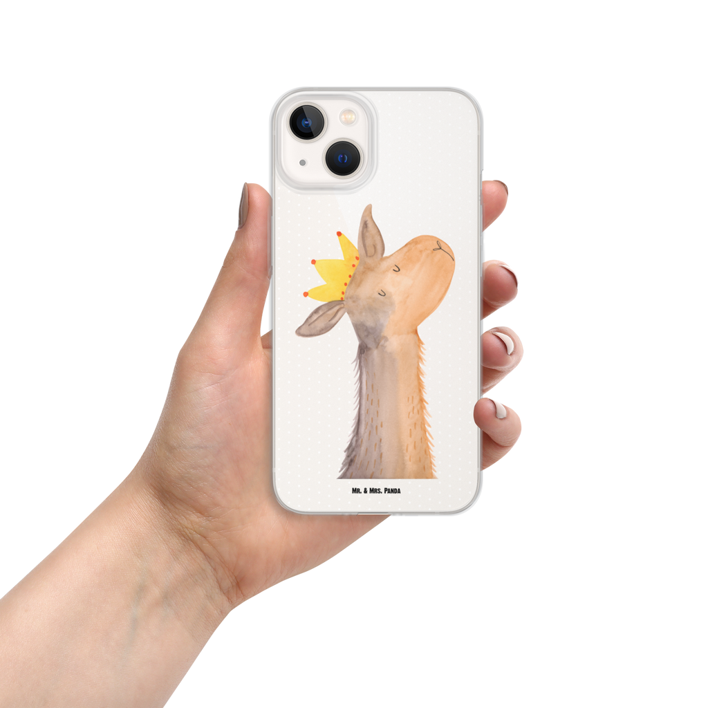 Handyhülle Lamakopf König Handyhülle, Handycover, Transparente Handyhülle, Flexible Handyhülle, Handyschutz, Transparent, Durchsichtig, Schutzhülle für Handy, Stilvolle Handyhülle, Robuste Handyhülle, Schutz vor Kratzern, Schützende Handyhülle, Lama, Alpaka, Lamas, König, Königin, Freundin, Mama, Papa, Büro Kollege, Kollegin, Chef, Vorgesetzter, Abi, Abitur