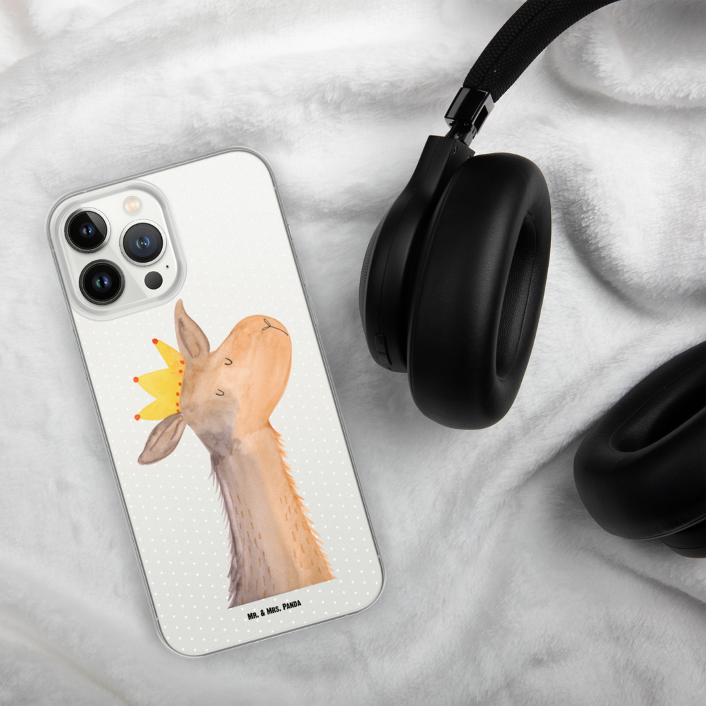 Handyhülle Lamakopf König Handyhülle, Handycover, Transparente Handyhülle, Flexible Handyhülle, Handyschutz, Transparent, Durchsichtig, Schutzhülle für Handy, Stilvolle Handyhülle, Robuste Handyhülle, Schutz vor Kratzern, Schützende Handyhülle, Lama, Alpaka, Lamas, König, Königin, Freundin, Mama, Papa, Büro Kollege, Kollegin, Chef, Vorgesetzter, Abi, Abitur