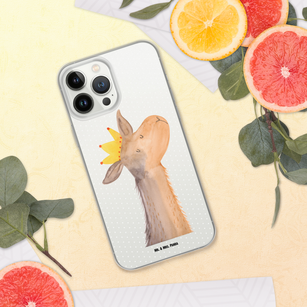 Handyhülle Lamakopf König Handyhülle, Handycover, Transparente Handyhülle, Flexible Handyhülle, Handyschutz, Transparent, Durchsichtig, Schutzhülle für Handy, Stilvolle Handyhülle, Robuste Handyhülle, Schutz vor Kratzern, Schützende Handyhülle, Lama, Alpaka, Lamas, König, Königin, Freundin, Mama, Papa, Büro Kollege, Kollegin, Chef, Vorgesetzter, Abi, Abitur