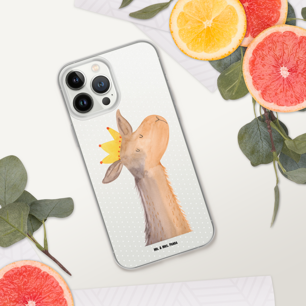 Handyhülle Lamakopf König Handyhülle, Handycover, Transparente Handyhülle, Flexible Handyhülle, Handyschutz, Transparent, Durchsichtig, Schutzhülle für Handy, Stilvolle Handyhülle, Robuste Handyhülle, Schutz vor Kratzern, Schützende Handyhülle, Lama, Alpaka, Lamas, König, Königin, Freundin, Mama, Papa, Büro Kollege, Kollegin, Chef, Vorgesetzter, Abi, Abitur