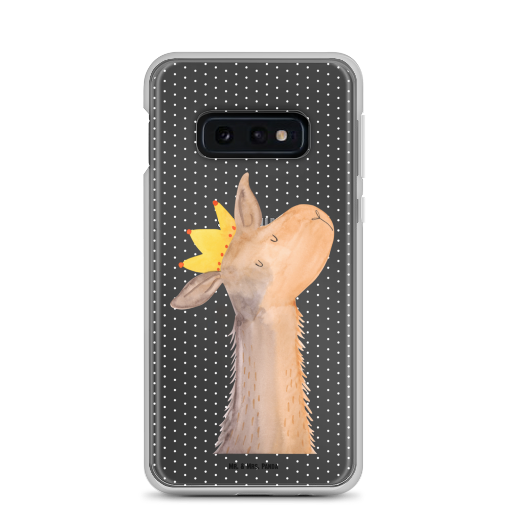 Handyhülle Lamakopf König Handyhülle, Handycover, Transparente Handyhülle, Flexible Handyhülle, Handyschutz, Transparent, Durchsichtig, Schutzhülle für Handy, Stilvolle Handyhülle, Robuste Handyhülle, Schutz vor Kratzern, Schützende Handyhülle, Lama, Alpaka, Lamas, König, Königin, Freundin, Mama, Papa, Büro Kollege, Kollegin, Chef, Vorgesetzter, Abi, Abitur