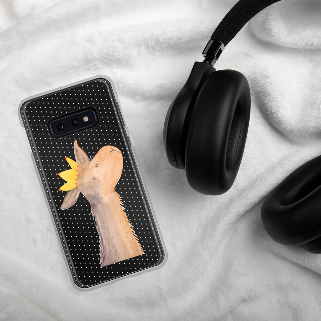 Handyhülle Lamakopf König Handyhülle, Handycover, Transparente Handyhülle, Flexible Handyhülle, Handyschutz, Transparent, Durchsichtig, Schutzhülle für Handy, Stilvolle Handyhülle, Robuste Handyhülle, Schutz vor Kratzern, Schützende Handyhülle, Lama, Alpaka, Lamas, König, Königin, Freundin, Mama, Papa, Büro Kollege, Kollegin, Chef, Vorgesetzter, Abi, Abitur