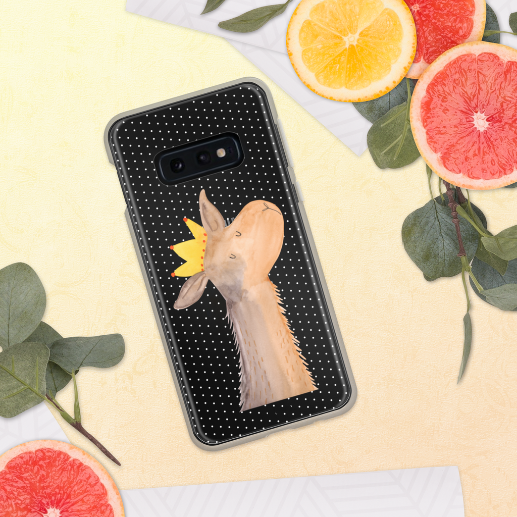 Handyhülle Lamakopf König Handyhülle, Handycover, Transparente Handyhülle, Flexible Handyhülle, Handyschutz, Transparent, Durchsichtig, Schutzhülle für Handy, Stilvolle Handyhülle, Robuste Handyhülle, Schutz vor Kratzern, Schützende Handyhülle, Lama, Alpaka, Lamas, König, Königin, Freundin, Mama, Papa, Büro Kollege, Kollegin, Chef, Vorgesetzter, Abi, Abitur