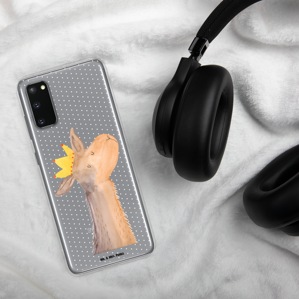 Handyhülle Lamakopf König Handyhülle, Handycover, Transparente Handyhülle, Flexible Handyhülle, Handyschutz, Transparent, Durchsichtig, Schutzhülle für Handy, Stilvolle Handyhülle, Robuste Handyhülle, Schutz vor Kratzern, Schützende Handyhülle, Lama, Alpaka, Lamas, König, Königin, Freundin, Mama, Papa, Büro Kollege, Kollegin, Chef, Vorgesetzter, Abi, Abitur