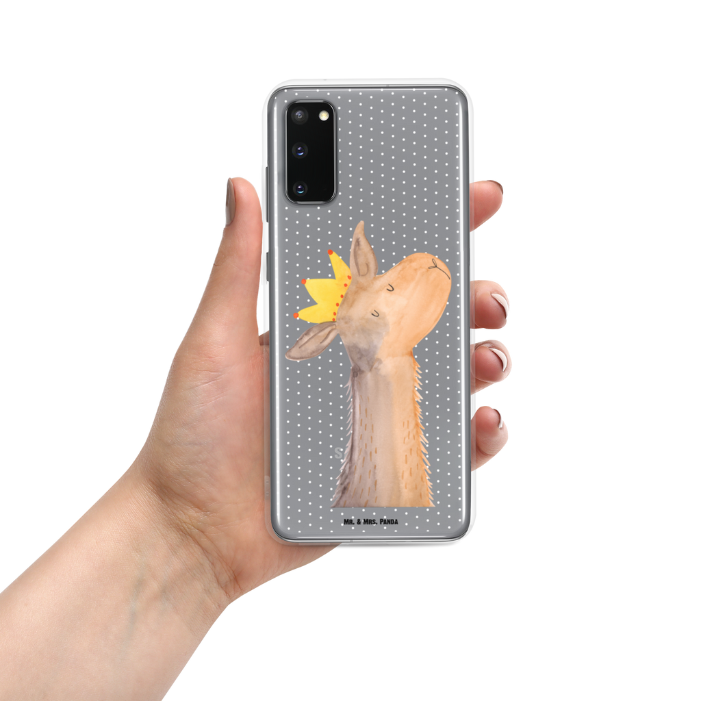 Handyhülle Lamakopf König Handyhülle, Handycover, Transparente Handyhülle, Flexible Handyhülle, Handyschutz, Transparent, Durchsichtig, Schutzhülle für Handy, Stilvolle Handyhülle, Robuste Handyhülle, Schutz vor Kratzern, Schützende Handyhülle, Lama, Alpaka, Lamas, König, Königin, Freundin, Mama, Papa, Büro Kollege, Kollegin, Chef, Vorgesetzter, Abi, Abitur