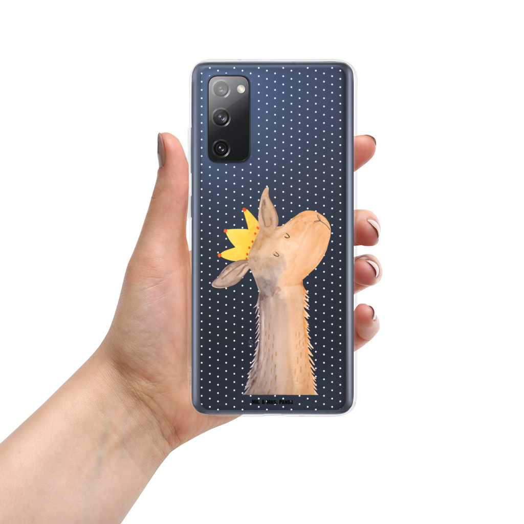 Handyhülle Lamakopf König Handyhülle, Handycover, Transparente Handyhülle, Flexible Handyhülle, Handyschutz, Transparent, Durchsichtig, Schutzhülle für Handy, Stilvolle Handyhülle, Robuste Handyhülle, Schutz vor Kratzern, Schützende Handyhülle, Lama, Alpaka, Lamas, König, Königin, Freundin, Mama, Papa, Büro Kollege, Kollegin, Chef, Vorgesetzter, Abi, Abitur