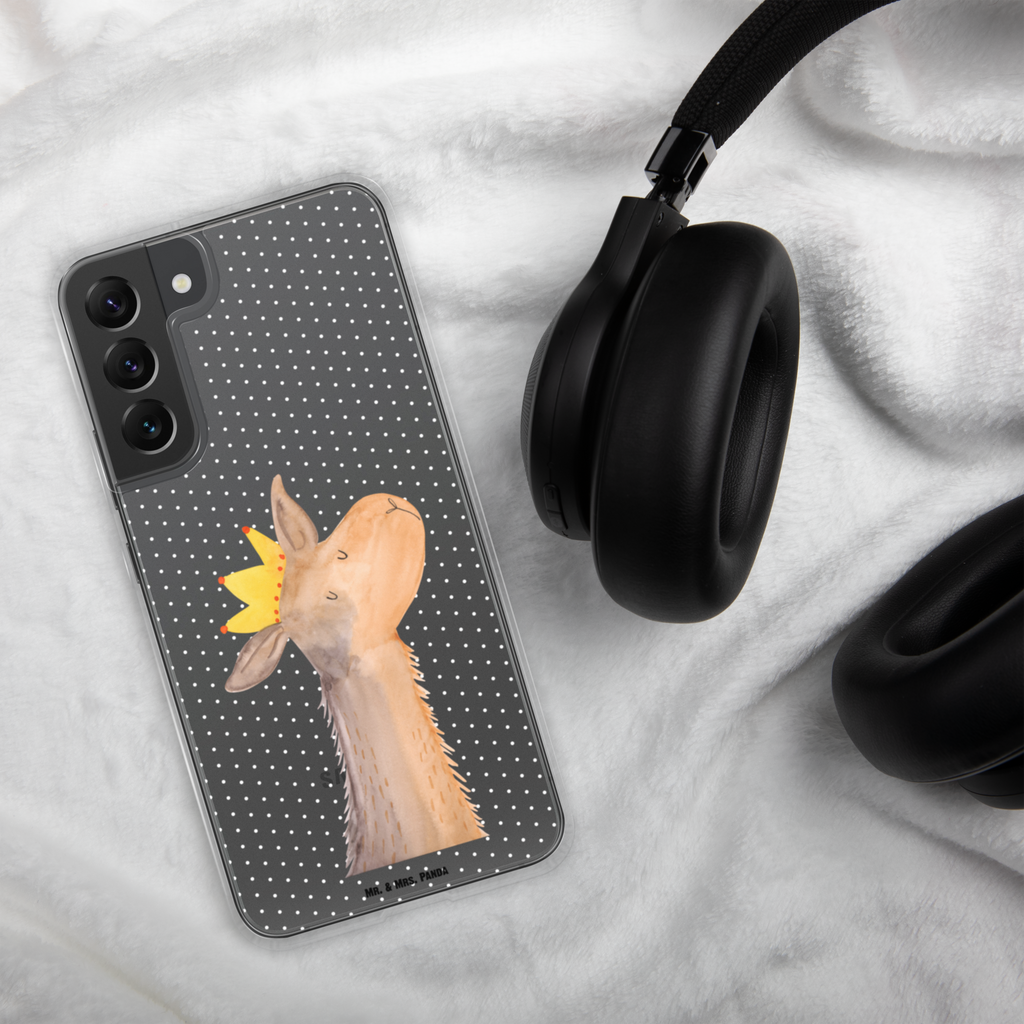 Handyhülle Lamakopf König Handyhülle, Handycover, Transparente Handyhülle, Flexible Handyhülle, Handyschutz, Transparent, Durchsichtig, Schutzhülle für Handy, Stilvolle Handyhülle, Robuste Handyhülle, Schutz vor Kratzern, Schützende Handyhülle, Lama, Alpaka, Lamas, König, Königin, Freundin, Mama, Papa, Büro Kollege, Kollegin, Chef, Vorgesetzter, Abi, Abitur