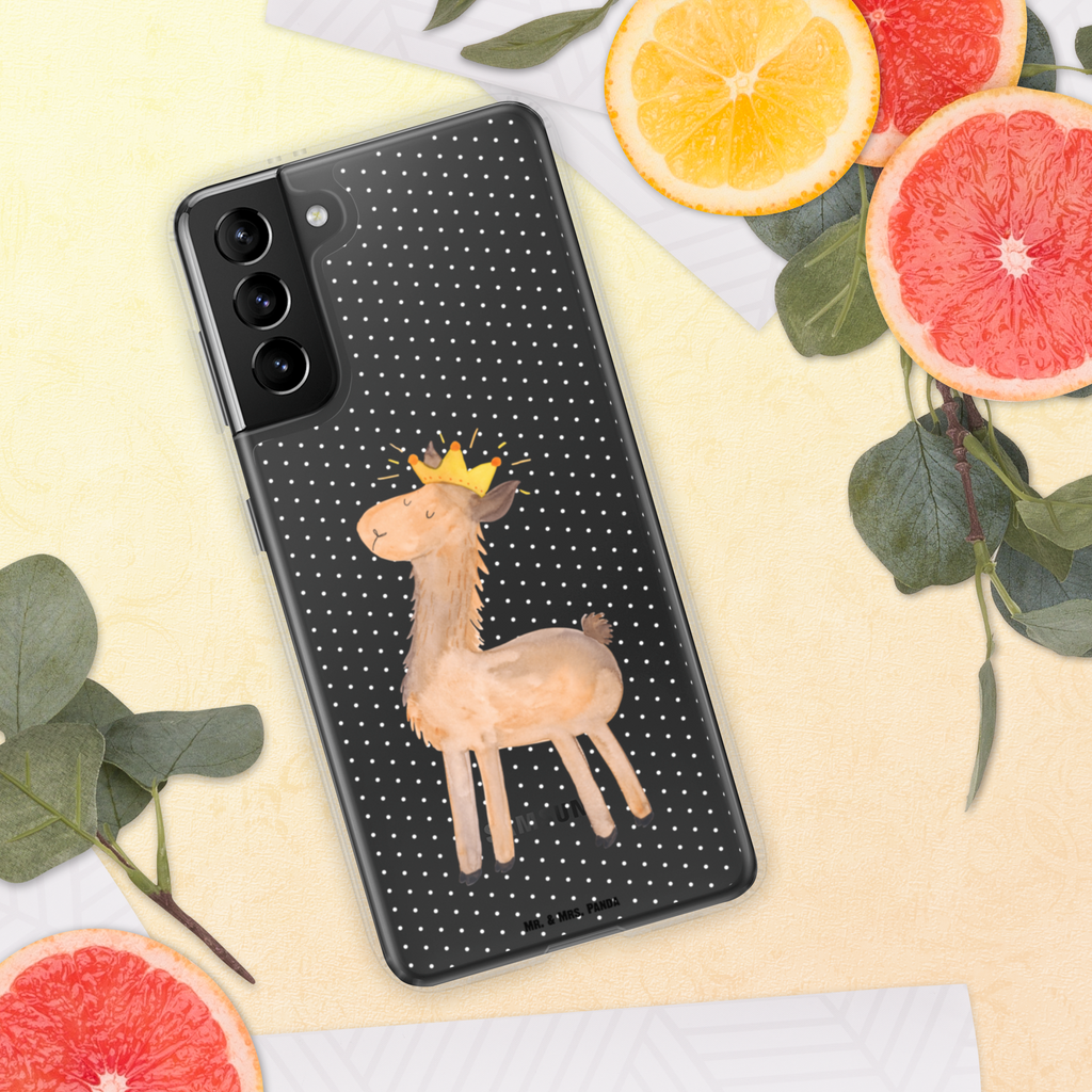 Handyhülle Lama König Handyhülle, Handycover, Transparente Handyhülle, Flexible Handyhülle, Handyschutz, Transparent, Durchsichtig, Schutzhülle für Handy, Stilvolle Handyhülle, Robuste Handyhülle, Schutz vor Kratzern, Schützende Handyhülle, Lama, Alpaka, Lamas, König, Königin, Freundin, Mama, Papa, Büro Kollege, Kollegin, Chef, Vorgesetzter, Abi, Abitur