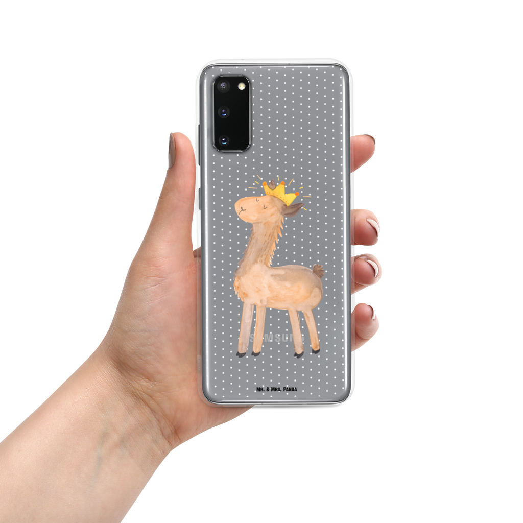 Handyhülle Lama König Handyhülle, Handycover, Transparente Handyhülle, Flexible Handyhülle, Handyschutz, Transparent, Durchsichtig, Schutzhülle für Handy, Stilvolle Handyhülle, Robuste Handyhülle, Schutz vor Kratzern, Schützende Handyhülle, Lama, Alpaka, Lamas, König, Königin, Freundin, Mama, Papa, Büro Kollege, Kollegin, Chef, Vorgesetzter, Abi, Abitur