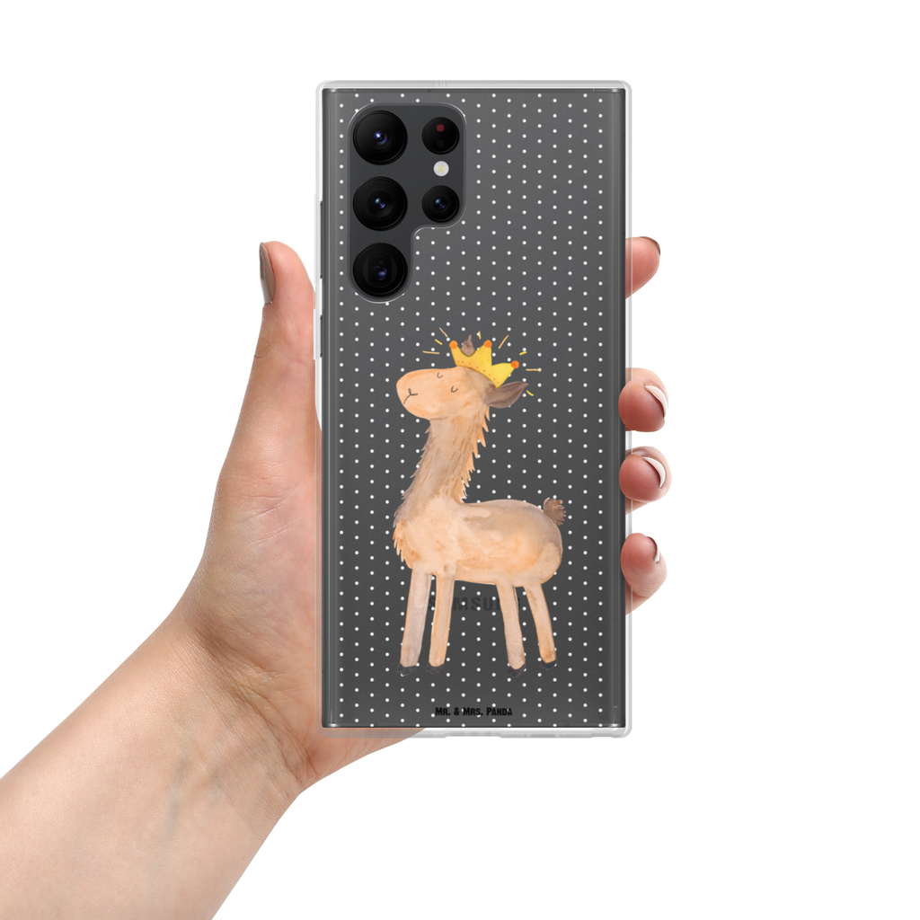 Handyhülle Lama König Handyhülle, Handycover, Transparente Handyhülle, Flexible Handyhülle, Handyschutz, Transparent, Durchsichtig, Schutzhülle für Handy, Stilvolle Handyhülle, Robuste Handyhülle, Schutz vor Kratzern, Schützende Handyhülle, Lama, Alpaka, Lamas, König, Königin, Freundin, Mama, Papa, Büro Kollege, Kollegin, Chef, Vorgesetzter, Abi, Abitur