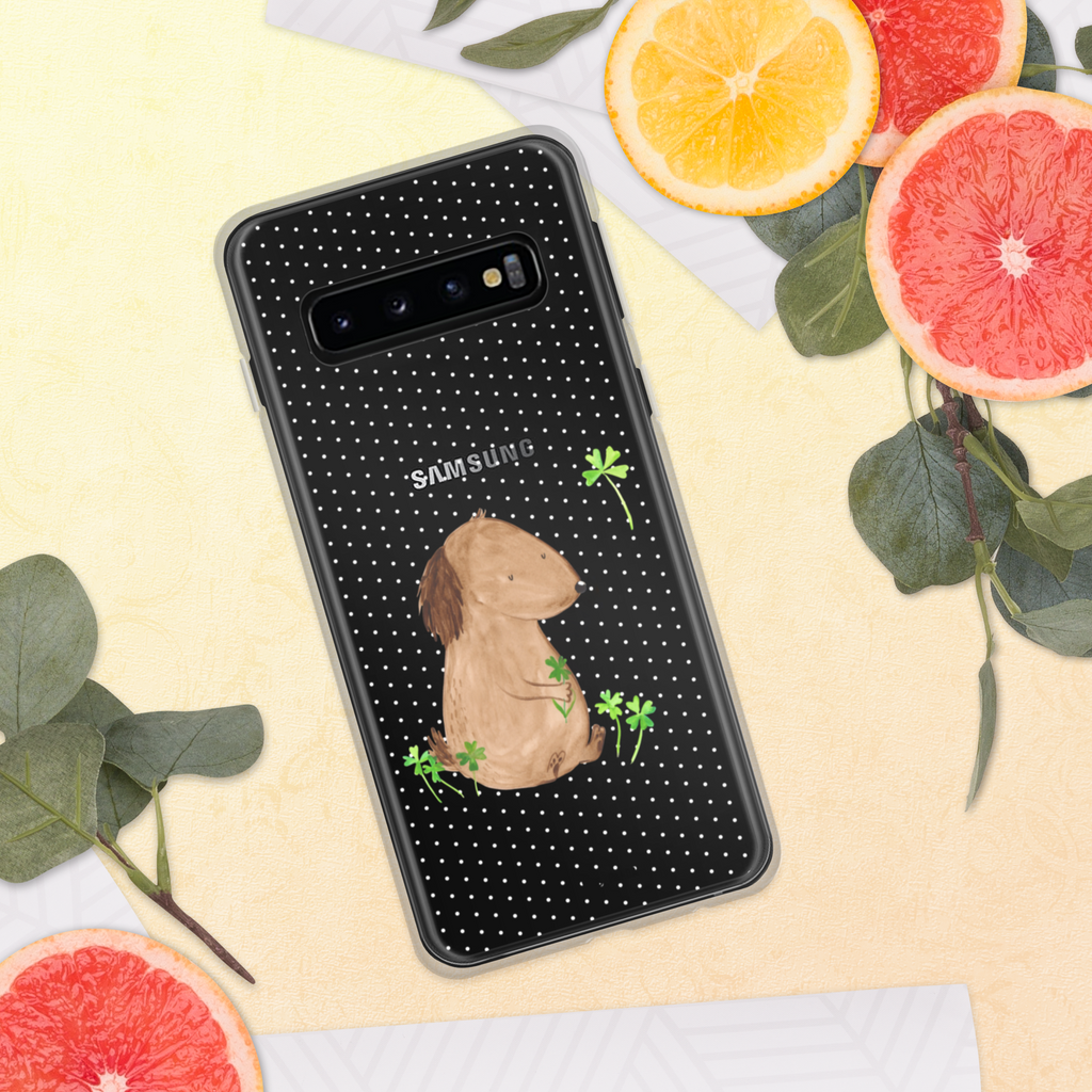 Handyhülle Hund Kleeblatt Handyhülle, Handycover, Transparente Handyhülle, Flexible Handyhülle, Handyschutz, Transparent, Durchsichtig, Schutzhülle für Handy, Stilvolle Handyhülle, Robuste Handyhülle, Schutz vor Kratzern, Schützende Handyhülle, Hund, Hundemotiv, Haustier, Hunderasse, Tierliebhaber, Hundebesitzer, Sprüche, Kleeblatt, Glück, Tagträume, Motivation, Neuanfang, Geschenk, Glücksbringer, Selbstliebe, Achtsamkeit