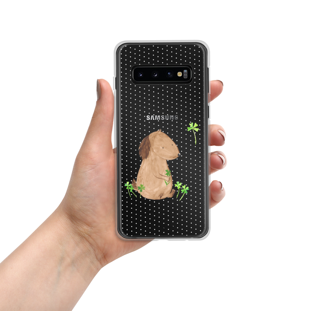 Handyhülle Hund Kleeblatt Handyhülle, Handycover, Transparente Handyhülle, Flexible Handyhülle, Handyschutz, Transparent, Durchsichtig, Schutzhülle für Handy, Stilvolle Handyhülle, Robuste Handyhülle, Schutz vor Kratzern, Schützende Handyhülle, Hund, Hundemotiv, Haustier, Hunderasse, Tierliebhaber, Hundebesitzer, Sprüche, Kleeblatt, Glück, Tagträume, Motivation, Neuanfang, Geschenk, Glücksbringer, Selbstliebe, Achtsamkeit