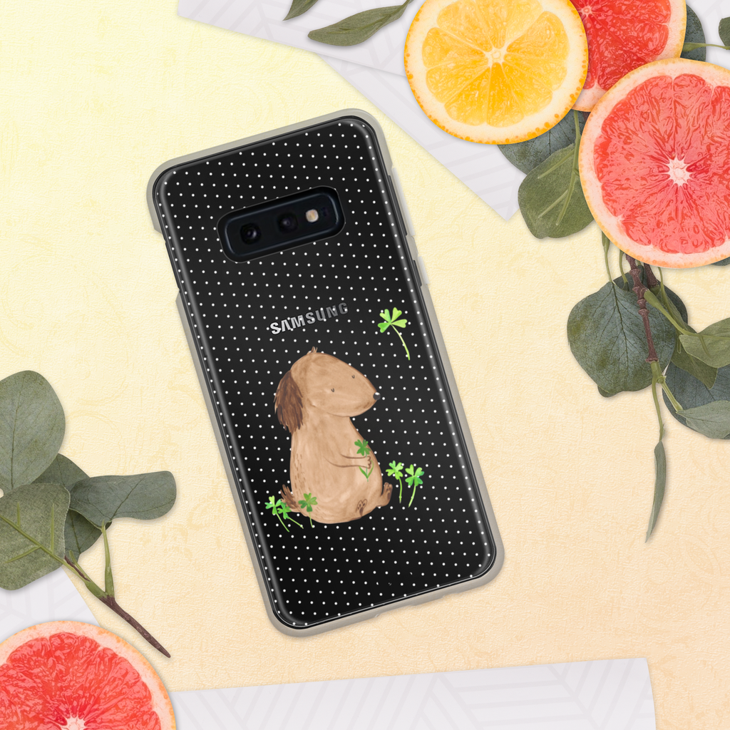 Handyhülle Hund Kleeblatt Handyhülle, Handycover, Transparente Handyhülle, Flexible Handyhülle, Handyschutz, Transparent, Durchsichtig, Schutzhülle für Handy, Stilvolle Handyhülle, Robuste Handyhülle, Schutz vor Kratzern, Schützende Handyhülle, Hund, Hundemotiv, Haustier, Hunderasse, Tierliebhaber, Hundebesitzer, Sprüche, Kleeblatt, Glück, Tagträume, Motivation, Neuanfang, Geschenk, Glücksbringer, Selbstliebe, Achtsamkeit