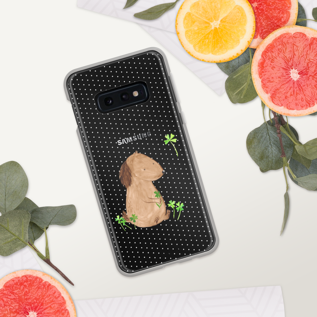 Handyhülle Hund Kleeblatt Handyhülle, Handycover, Transparente Handyhülle, Flexible Handyhülle, Handyschutz, Transparent, Durchsichtig, Schutzhülle für Handy, Stilvolle Handyhülle, Robuste Handyhülle, Schutz vor Kratzern, Schützende Handyhülle, Hund, Hundemotiv, Haustier, Hunderasse, Tierliebhaber, Hundebesitzer, Sprüche, Kleeblatt, Glück, Tagträume, Motivation, Neuanfang, Geschenk, Glücksbringer, Selbstliebe, Achtsamkeit