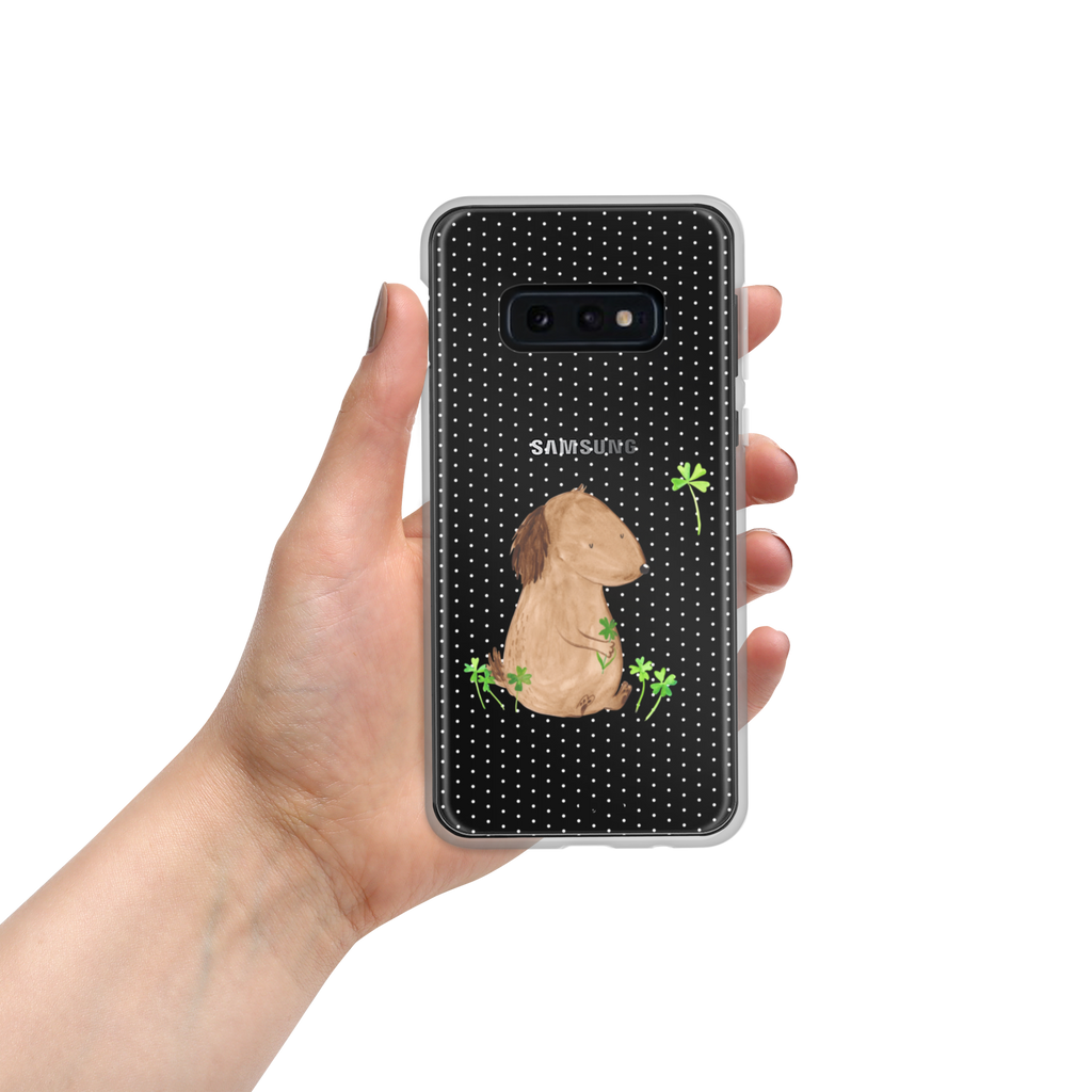Handyhülle Hund Kleeblatt Handyhülle, Handycover, Transparente Handyhülle, Flexible Handyhülle, Handyschutz, Transparent, Durchsichtig, Schutzhülle für Handy, Stilvolle Handyhülle, Robuste Handyhülle, Schutz vor Kratzern, Schützende Handyhülle, Hund, Hundemotiv, Haustier, Hunderasse, Tierliebhaber, Hundebesitzer, Sprüche, Kleeblatt, Glück, Tagträume, Motivation, Neuanfang, Geschenk, Glücksbringer, Selbstliebe, Achtsamkeit