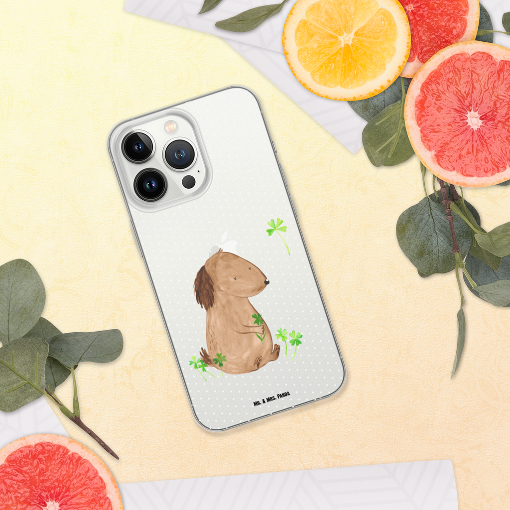 Handyhülle Hund Kleeblatt Handyhülle, Handycover, Transparente Handyhülle, Flexible Handyhülle, Handyschutz, Transparent, Durchsichtig, Schutzhülle für Handy, Stilvolle Handyhülle, Robuste Handyhülle, Schutz vor Kratzern, Schützende Handyhülle, Hund, Hundemotiv, Haustier, Hunderasse, Tierliebhaber, Hundebesitzer, Sprüche, Kleeblatt, Glück, Tagträume, Motivation, Neuanfang, Geschenk, Glücksbringer, Selbstliebe, Achtsamkeit