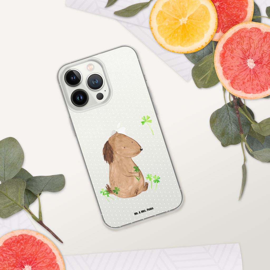 Handyhülle Hund Kleeblatt Handyhülle, Handycover, Transparente Handyhülle, Flexible Handyhülle, Handyschutz, Transparent, Durchsichtig, Schutzhülle für Handy, Stilvolle Handyhülle, Robuste Handyhülle, Schutz vor Kratzern, Schützende Handyhülle, Hund, Hundemotiv, Haustier, Hunderasse, Tierliebhaber, Hundebesitzer, Sprüche, Kleeblatt, Glück, Tagträume, Motivation, Neuanfang, Geschenk, Glücksbringer, Selbstliebe, Achtsamkeit