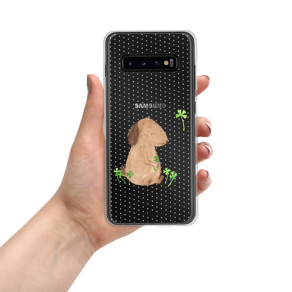Handyhülle Hund Kleeblatt Handyhülle, Handycover, Transparente Handyhülle, Flexible Handyhülle, Handyschutz, Transparent, Durchsichtig, Schutzhülle für Handy, Stilvolle Handyhülle, Robuste Handyhülle, Schutz vor Kratzern, Schützende Handyhülle, Hund, Hundemotiv, Haustier, Hunderasse, Tierliebhaber, Hundebesitzer, Sprüche, Kleeblatt, Glück, Tagträume, Motivation, Neuanfang, Geschenk, Glücksbringer, Selbstliebe, Achtsamkeit