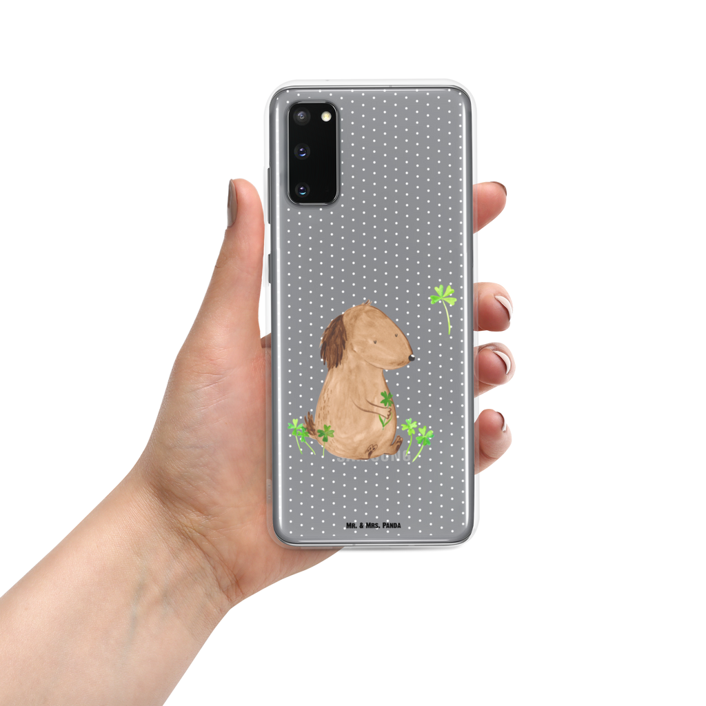 Handyhülle Hund Kleeblatt Handyhülle, Handycover, Transparente Handyhülle, Flexible Handyhülle, Handyschutz, Transparent, Durchsichtig, Schutzhülle für Handy, Stilvolle Handyhülle, Robuste Handyhülle, Schutz vor Kratzern, Schützende Handyhülle, Hund, Hundemotiv, Haustier, Hunderasse, Tierliebhaber, Hundebesitzer, Sprüche, Kleeblatt, Glück, Tagträume, Motivation, Neuanfang, Geschenk, Glücksbringer, Selbstliebe, Achtsamkeit