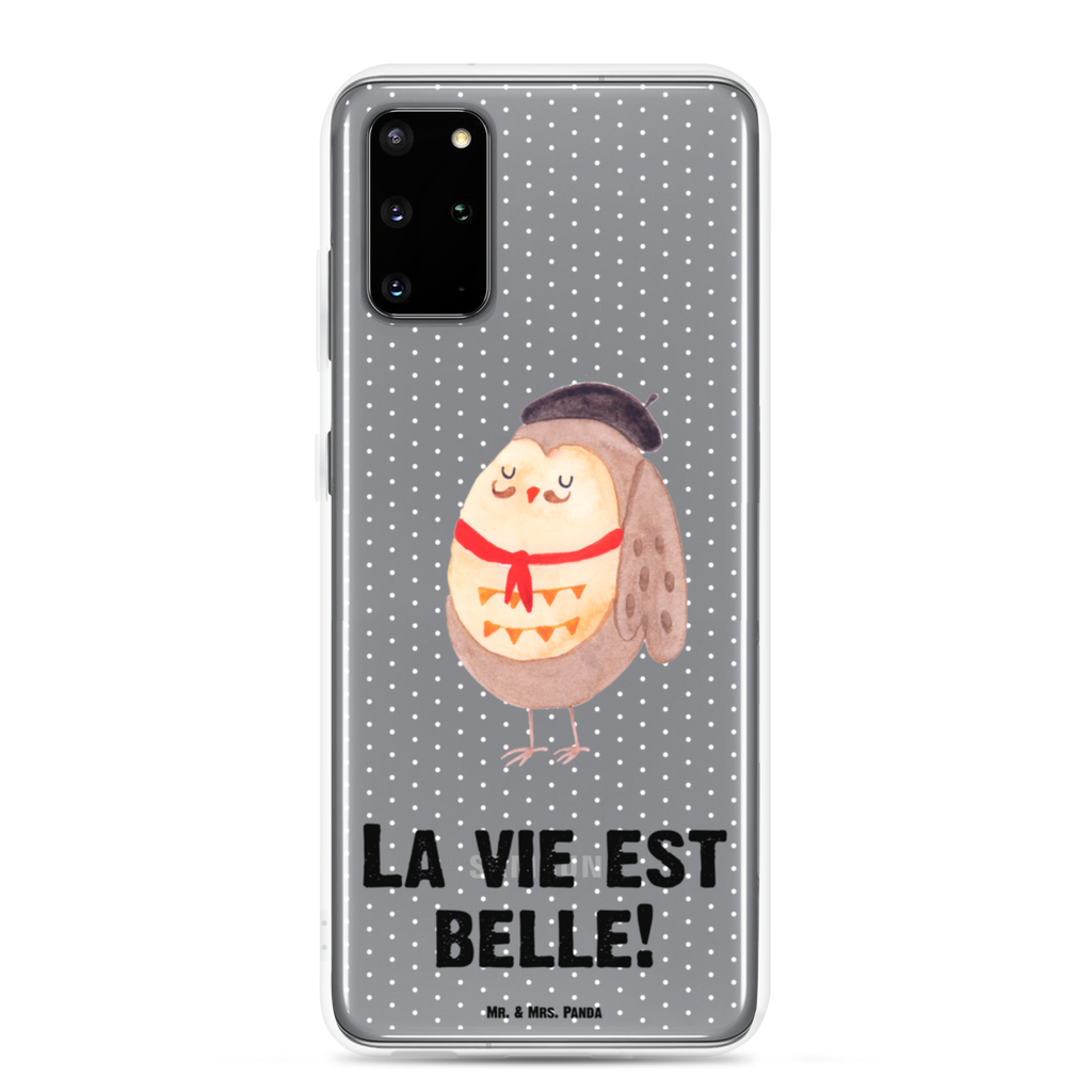Handyhülle Eule Französisch Eule, Eulen, Eule Deko, Owl, hibou, La vie est belle, das Leben ist schön, Spruch schön, Spruch Französisch, Frankreich Handyhülle, Handycover, Transparente Handyhülle, Flexible Handyhülle, Handyschutz, Transparent, Durchsichtig, Schutzhülle für Handy, Stilvolle Handyhülle, Robuste Handyhülle, Schutz vor Kratzern, Schützende Handyhülle  Eule