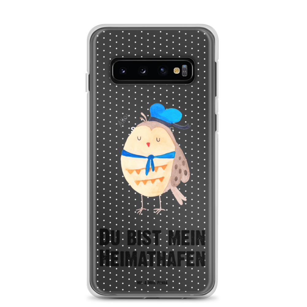 Handyhülle Eule Matrosen Eule Spruch, Eule Deko, Owl, Wortspiel lustig, Matrose, Freundin, Ehe, Seefahrer, Heimathafen, Hochzeitstag Geschenk   Handyhülle, Handycover, Transparente Handyhülle, Flexible Handyhülle, Handyschutz, Transparent, Durchsichtig, Schutzhülle für Handy, Stilvolle Handyhülle, Robuste Handyhülle, Schutz vor Kratzern, Schützende Handyhülle  Eule