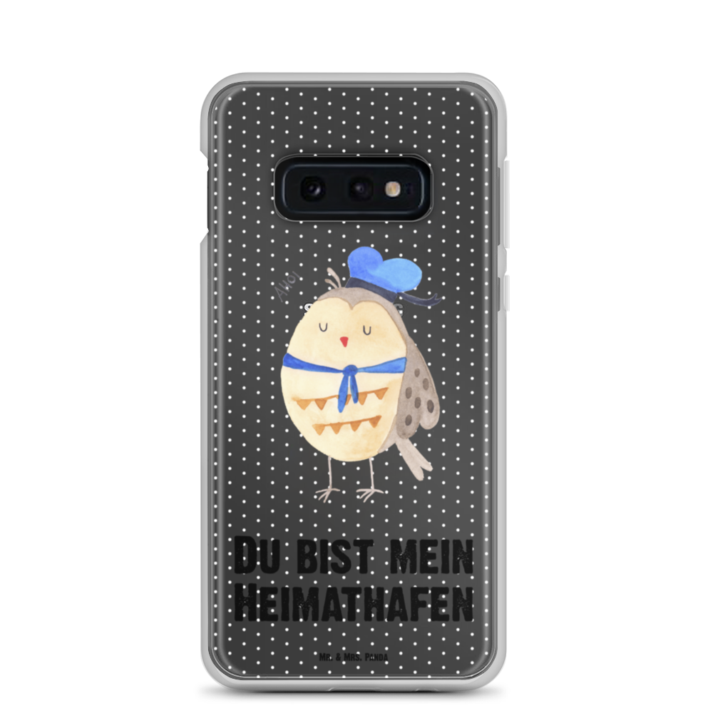 Handyhülle Eule Matrosen Eule Spruch, Eule Deko, Owl, Wortspiel lustig, Matrose, Freundin, Ehe, Seefahrer, Heimathafen, Hochzeitstag Geschenk   Handyhülle, Handycover, Transparente Handyhülle, Flexible Handyhülle, Handyschutz, Transparent, Durchsichtig, Schutzhülle für Handy, Stilvolle Handyhülle, Robuste Handyhülle, Schutz vor Kratzern, Schützende Handyhülle  Eule
