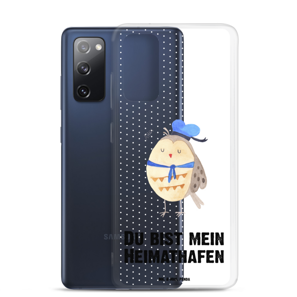 Handyhülle Eule Matrosen Eule Spruch, Eule Deko, Owl, Wortspiel lustig, Matrose, Freundin, Ehe, Seefahrer, Heimathafen, Hochzeitstag Geschenk   Handyhülle, Handycover, Transparente Handyhülle, Flexible Handyhülle, Handyschutz, Transparent, Durchsichtig, Schutzhülle für Handy, Stilvolle Handyhülle, Robuste Handyhülle, Schutz vor Kratzern, Schützende Handyhülle  Eule