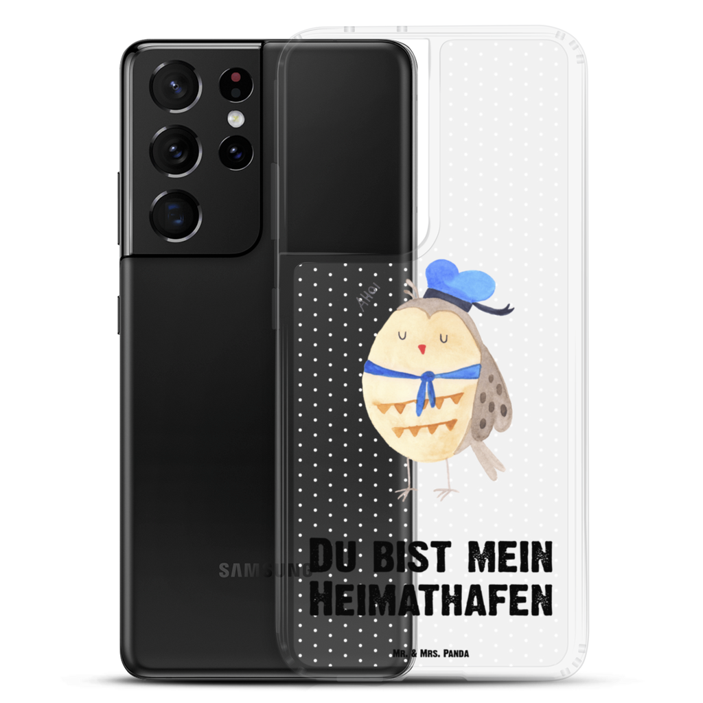 Handyhülle Eule Matrosen Eule Spruch, Eule Deko, Owl, Wortspiel lustig, Matrose, Freundin, Ehe, Seefahrer, Heimathafen, Hochzeitstag Geschenk   Handyhülle, Handycover, Transparente Handyhülle, Flexible Handyhülle, Handyschutz, Transparent, Durchsichtig, Schutzhülle für Handy, Stilvolle Handyhülle, Robuste Handyhülle, Schutz vor Kratzern, Schützende Handyhülle  Eule