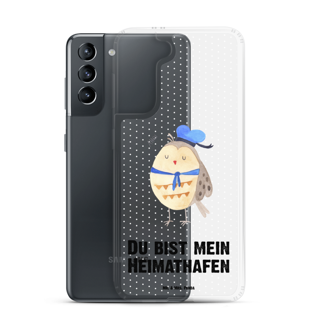 Handyhülle Eule Matrosen Eule Spruch, Eule Deko, Owl, Wortspiel lustig, Matrose, Freundin, Ehe, Seefahrer, Heimathafen, Hochzeitstag Geschenk   Handyhülle, Handycover, Transparente Handyhülle, Flexible Handyhülle, Handyschutz, Transparent, Durchsichtig, Schutzhülle für Handy, Stilvolle Handyhülle, Robuste Handyhülle, Schutz vor Kratzern, Schützende Handyhülle  Eule