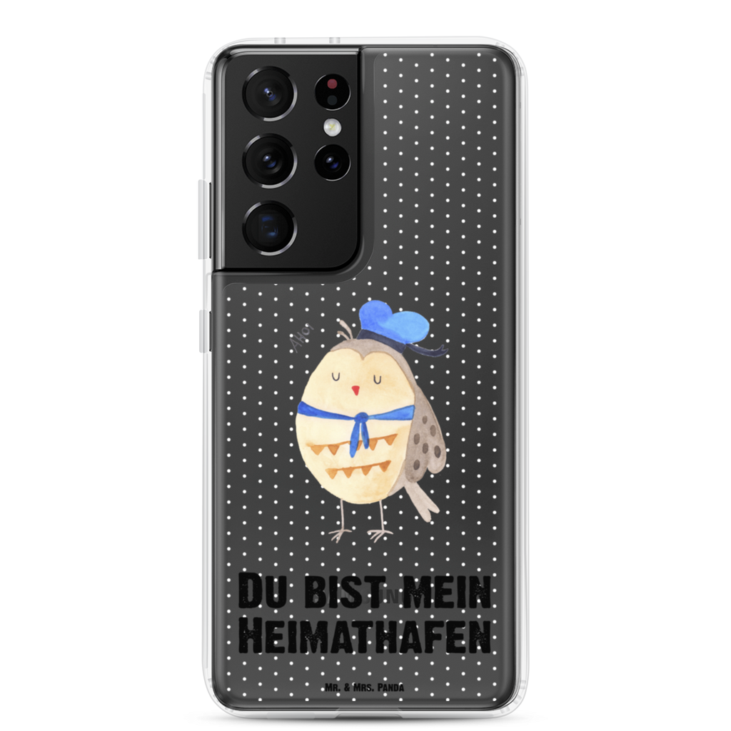 Handyhülle Eule Matrosen Eule Spruch, Eule Deko, Owl, Wortspiel lustig, Matrose, Freundin, Ehe, Seefahrer, Heimathafen, Hochzeitstag Geschenk   Handyhülle, Handycover, Transparente Handyhülle, Flexible Handyhülle, Handyschutz, Transparent, Durchsichtig, Schutzhülle für Handy, Stilvolle Handyhülle, Robuste Handyhülle, Schutz vor Kratzern, Schützende Handyhülle  Eule