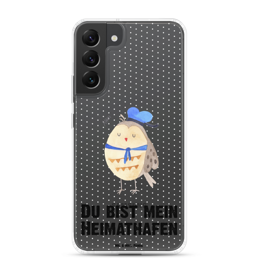 Handyhülle Eule Matrosen Eule Spruch, Eule Deko, Owl, Wortspiel lustig, Matrose, Freundin, Ehe, Seefahrer, Heimathafen, Hochzeitstag Geschenk   Handyhülle, Handycover, Transparente Handyhülle, Flexible Handyhülle, Handyschutz, Transparent, Durchsichtig, Schutzhülle für Handy, Stilvolle Handyhülle, Robuste Handyhülle, Schutz vor Kratzern, Schützende Handyhülle  Eule