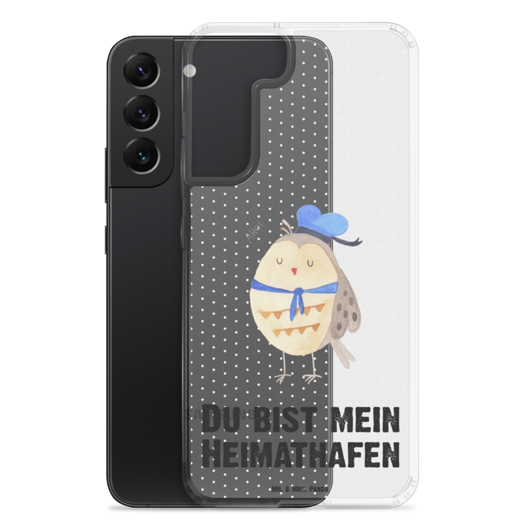 Handyhülle Eule Matrosen Eule Spruch, Eule Deko, Owl, Wortspiel lustig, Matrose, Freundin, Ehe, Seefahrer, Heimathafen, Hochzeitstag Geschenk   Handyhülle, Handycover, Transparente Handyhülle, Flexible Handyhülle, Handyschutz, Transparent, Durchsichtig, Schutzhülle für Handy, Stilvolle Handyhülle, Robuste Handyhülle, Schutz vor Kratzern, Schützende Handyhülle  Eule
