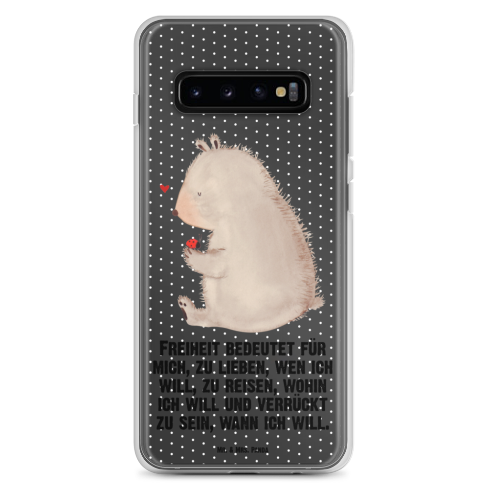 Handyhülle Bär mit Marienkäfer Bär, Marienkäfer, Liebe, Freiheit, Motivation, Das Leben ist schön Handyhülle, Handycover, Transparente Handyhülle, Flexible Handyhülle, Handyschutz, Transparent, Durchsichtig, Schutzhülle für Handy, Stilvolle Handyhülle, Robuste Handyhülle, Schutz vor Kratzern, Schützende Handyhülle  Bär, Teddy, Teddybär