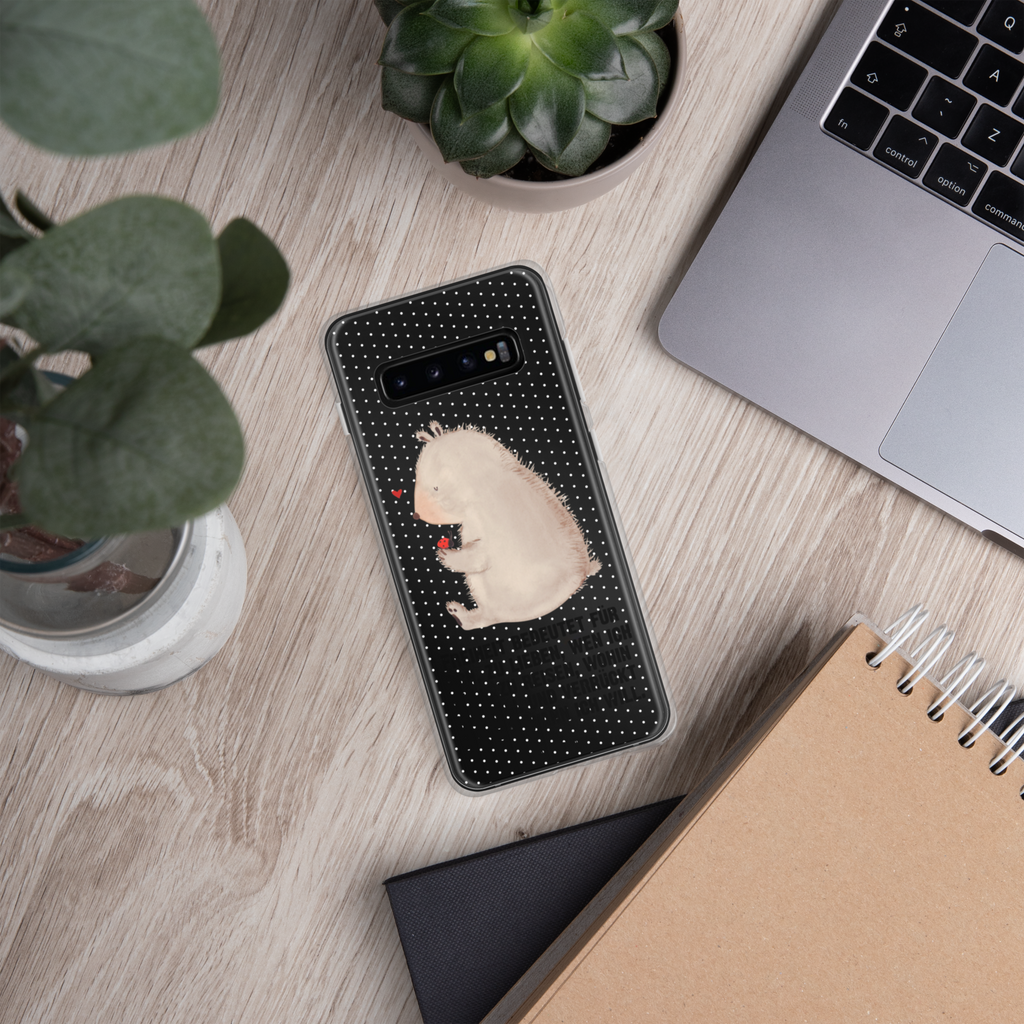 Handyhülle Bär mit Marienkäfer Bär, Marienkäfer, Liebe, Freiheit, Motivation, Das Leben ist schön Handyhülle, Handycover, Transparente Handyhülle, Flexible Handyhülle, Handyschutz, Transparent, Durchsichtig, Schutzhülle für Handy, Stilvolle Handyhülle, Robuste Handyhülle, Schutz vor Kratzern, Schützende Handyhülle  Bär, Teddy, Teddybär