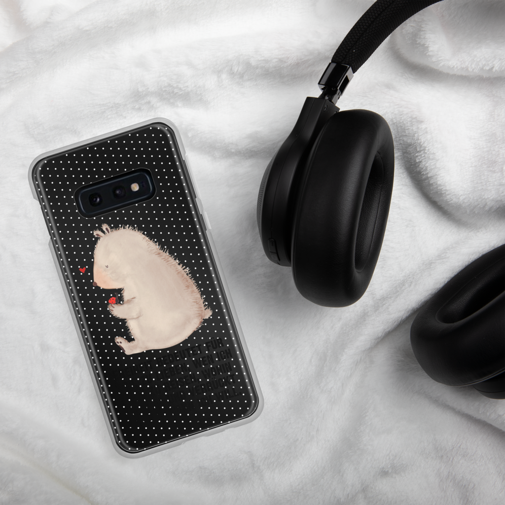 Handyhülle Bär mit Marienkäfer Bär, Marienkäfer, Liebe, Freiheit, Motivation, Das Leben ist schön Handyhülle, Handycover, Transparente Handyhülle, Flexible Handyhülle, Handyschutz, Transparent, Durchsichtig, Schutzhülle für Handy, Stilvolle Handyhülle, Robuste Handyhülle, Schutz vor Kratzern, Schützende Handyhülle  Bär, Teddy, Teddybär