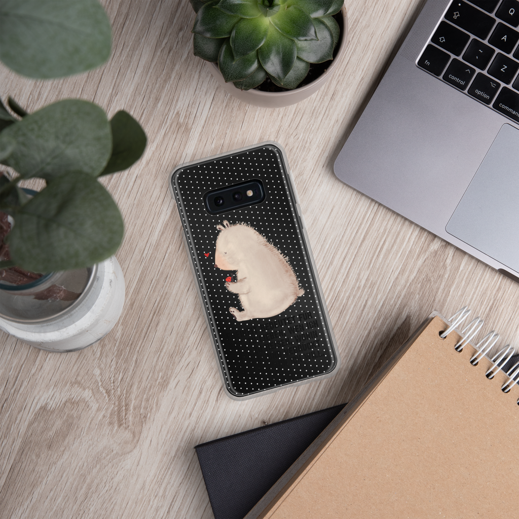 Handyhülle Bär mit Marienkäfer Bär, Marienkäfer, Liebe, Freiheit, Motivation, Das Leben ist schön Handyhülle, Handycover, Transparente Handyhülle, Flexible Handyhülle, Handyschutz, Transparent, Durchsichtig, Schutzhülle für Handy, Stilvolle Handyhülle, Robuste Handyhülle, Schutz vor Kratzern, Schützende Handyhülle  Bär, Teddy, Teddybär