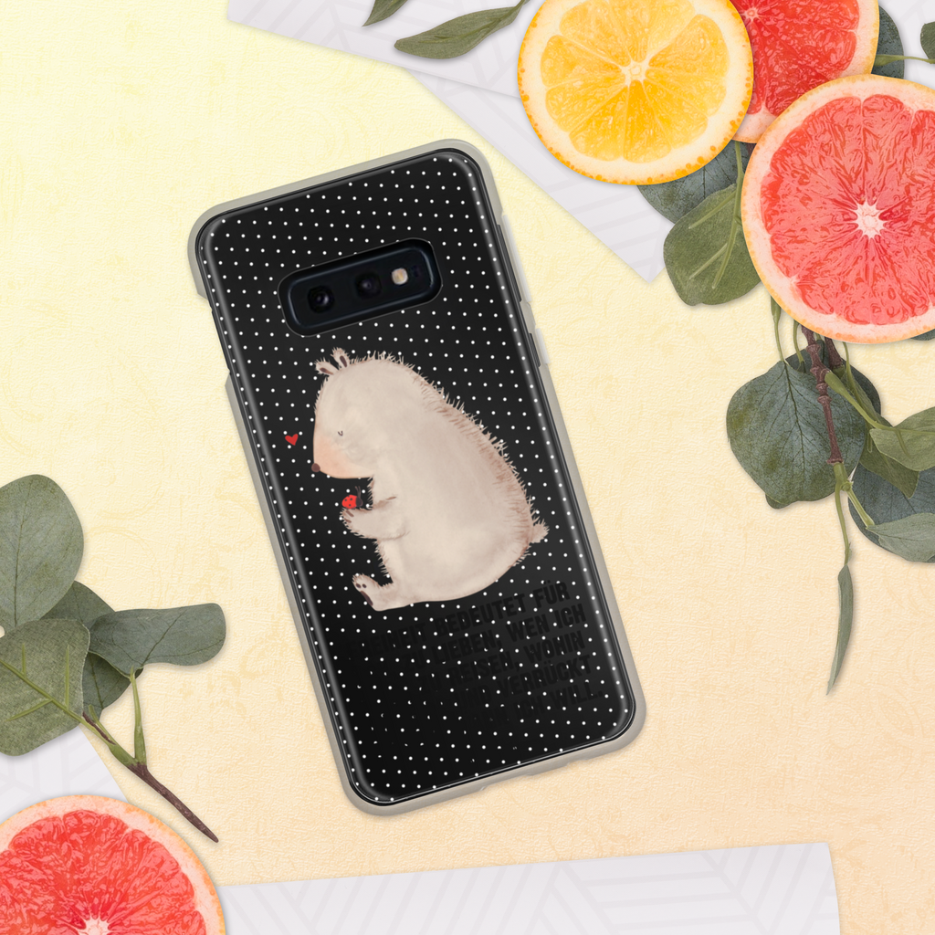 Handyhülle Bär mit Marienkäfer Bär, Marienkäfer, Liebe, Freiheit, Motivation, Das Leben ist schön Handyhülle, Handycover, Transparente Handyhülle, Flexible Handyhülle, Handyschutz, Transparent, Durchsichtig, Schutzhülle für Handy, Stilvolle Handyhülle, Robuste Handyhülle, Schutz vor Kratzern, Schützende Handyhülle  Bär, Teddy, Teddybär