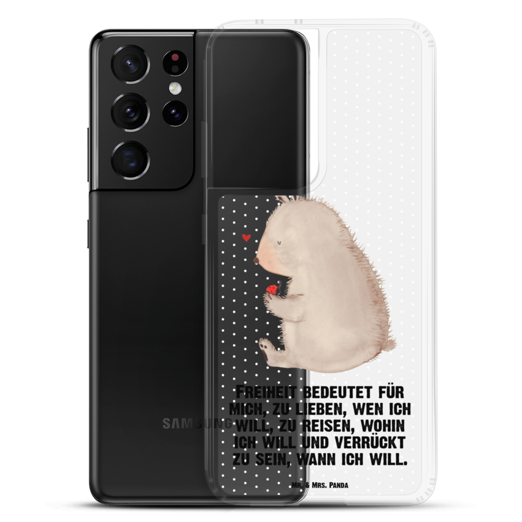 Handyhülle Bär mit Marienkäfer Bär, Marienkäfer, Liebe, Freiheit, Motivation, Das Leben ist schön Handyhülle, Handycover, Transparente Handyhülle, Flexible Handyhülle, Handyschutz, Transparent, Durchsichtig, Schutzhülle für Handy, Stilvolle Handyhülle, Robuste Handyhülle, Schutz vor Kratzern, Schützende Handyhülle  Bär, Teddy, Teddybär