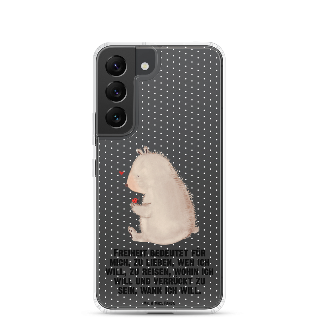 Handyhülle Bär mit Marienkäfer Bär, Marienkäfer, Liebe, Freiheit, Motivation, Das Leben ist schön Handyhülle, Handycover, Transparente Handyhülle, Flexible Handyhülle, Handyschutz, Transparent, Durchsichtig, Schutzhülle für Handy, Stilvolle Handyhülle, Robuste Handyhülle, Schutz vor Kratzern, Schützende Handyhülle  Bär, Teddy, Teddybär