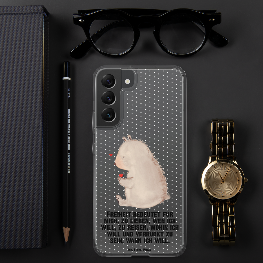 Handyhülle Bär mit Marienkäfer Bär, Marienkäfer, Liebe, Freiheit, Motivation, Das Leben ist schön Handyhülle, Handycover, Transparente Handyhülle, Flexible Handyhülle, Handyschutz, Transparent, Durchsichtig, Schutzhülle für Handy, Stilvolle Handyhülle, Robuste Handyhülle, Schutz vor Kratzern, Schützende Handyhülle  Bär, Teddy, Teddybär