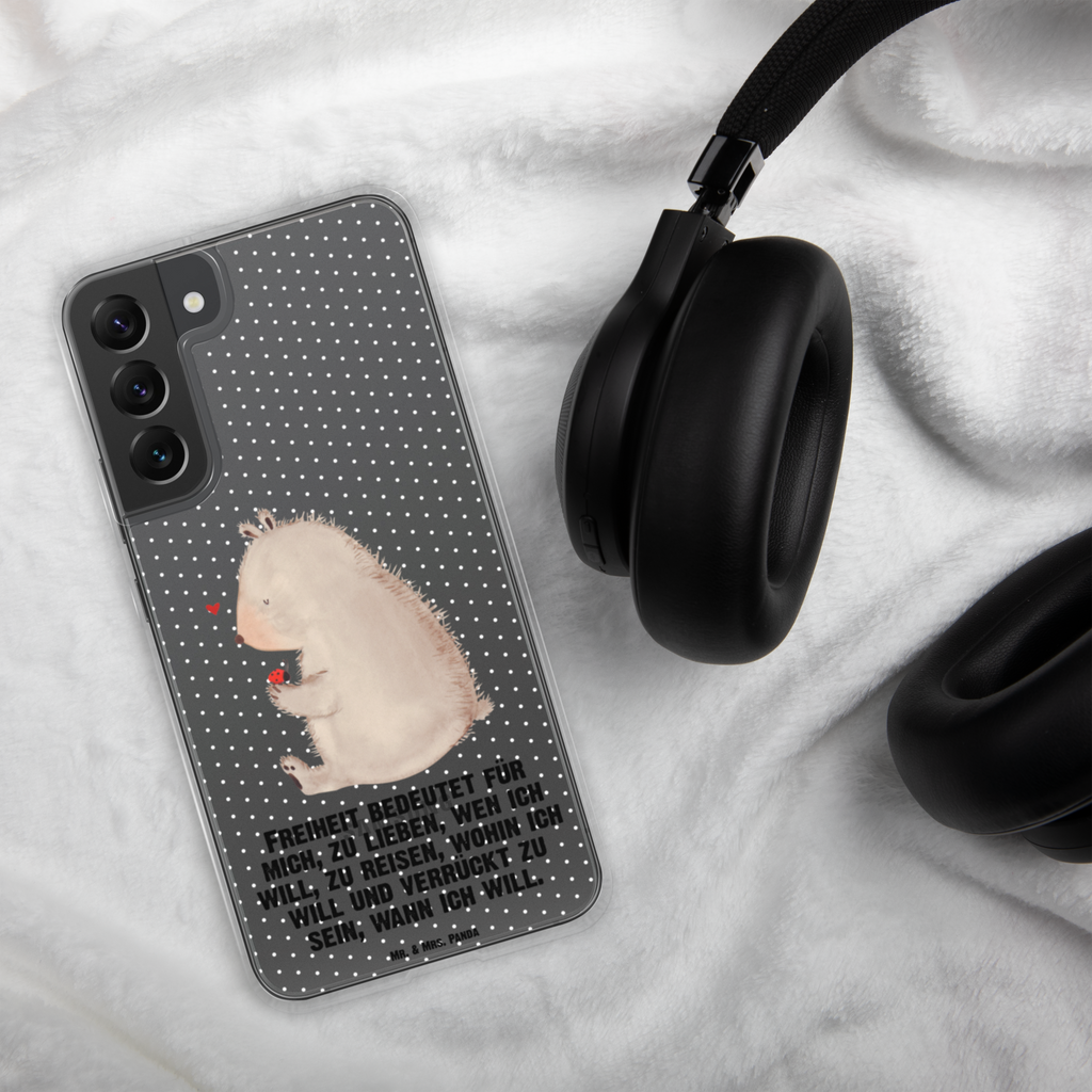 Handyhülle Bär mit Marienkäfer Bär, Marienkäfer, Liebe, Freiheit, Motivation, Das Leben ist schön Handyhülle, Handycover, Transparente Handyhülle, Flexible Handyhülle, Handyschutz, Transparent, Durchsichtig, Schutzhülle für Handy, Stilvolle Handyhülle, Robuste Handyhülle, Schutz vor Kratzern, Schützende Handyhülle  Bär, Teddy, Teddybär