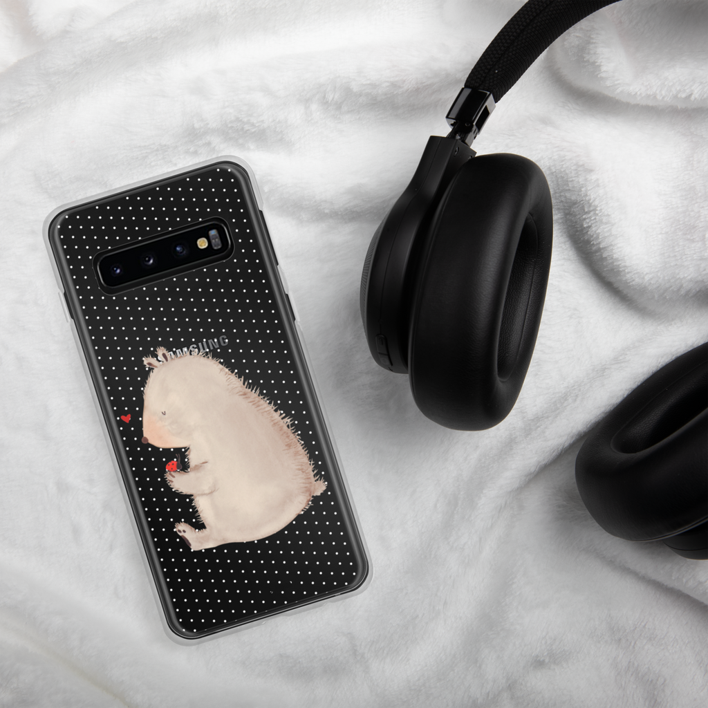 Handyhülle Bär mit Marienkäfer Bär, Marienkäfer, Liebe, Freiheit, Motivation, Das Leben ist schön Handyhülle, Handycover, Transparente Handyhülle, Flexible Handyhülle, Handyschutz, Transparent, Durchsichtig, Schutzhülle für Handy, Stilvolle Handyhülle, Robuste Handyhülle, Schutz vor Kratzern, Schützende Handyhülle  Bär, Teddy, Teddybär