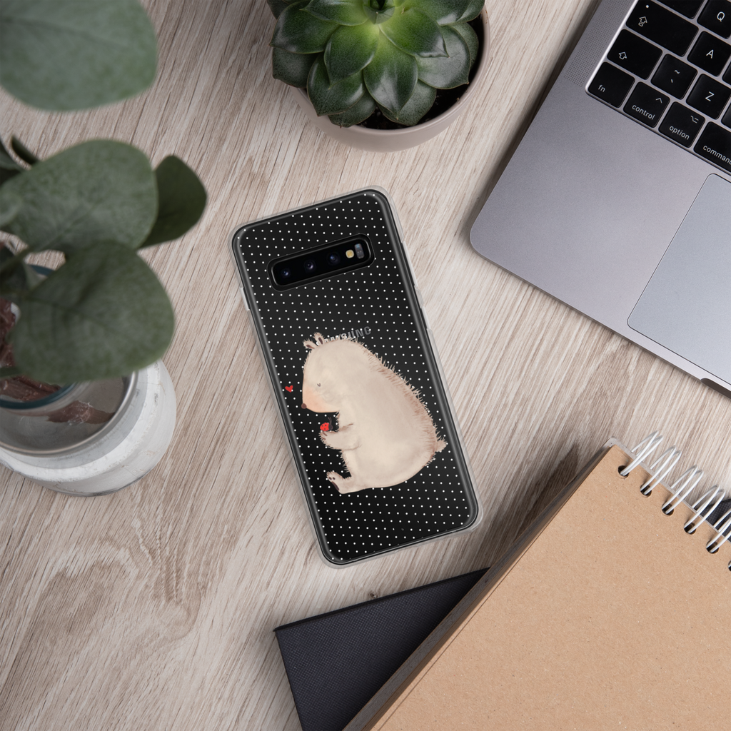 Handyhülle Bär mit Marienkäfer Bär, Marienkäfer, Liebe, Freiheit, Motivation, Das Leben ist schön Handyhülle, Handycover, Transparente Handyhülle, Flexible Handyhülle, Handyschutz, Transparent, Durchsichtig, Schutzhülle für Handy, Stilvolle Handyhülle, Robuste Handyhülle, Schutz vor Kratzern, Schützende Handyhülle  Bär, Teddy, Teddybär