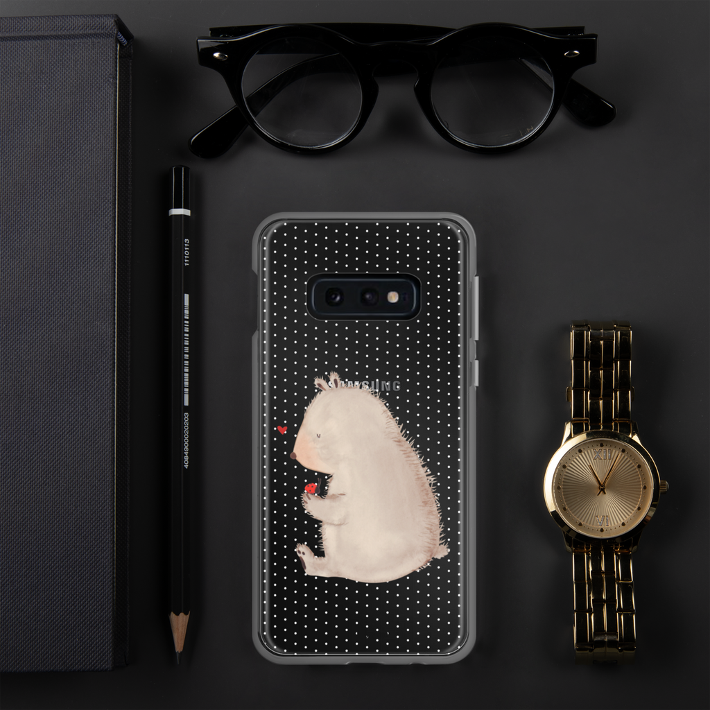 Handyhülle Bär mit Marienkäfer Bär, Marienkäfer, Liebe, Freiheit, Motivation, Das Leben ist schön Handyhülle, Handycover, Transparente Handyhülle, Flexible Handyhülle, Handyschutz, Transparent, Durchsichtig, Schutzhülle für Handy, Stilvolle Handyhülle, Robuste Handyhülle, Schutz vor Kratzern, Schützende Handyhülle  Bär, Teddy, Teddybär