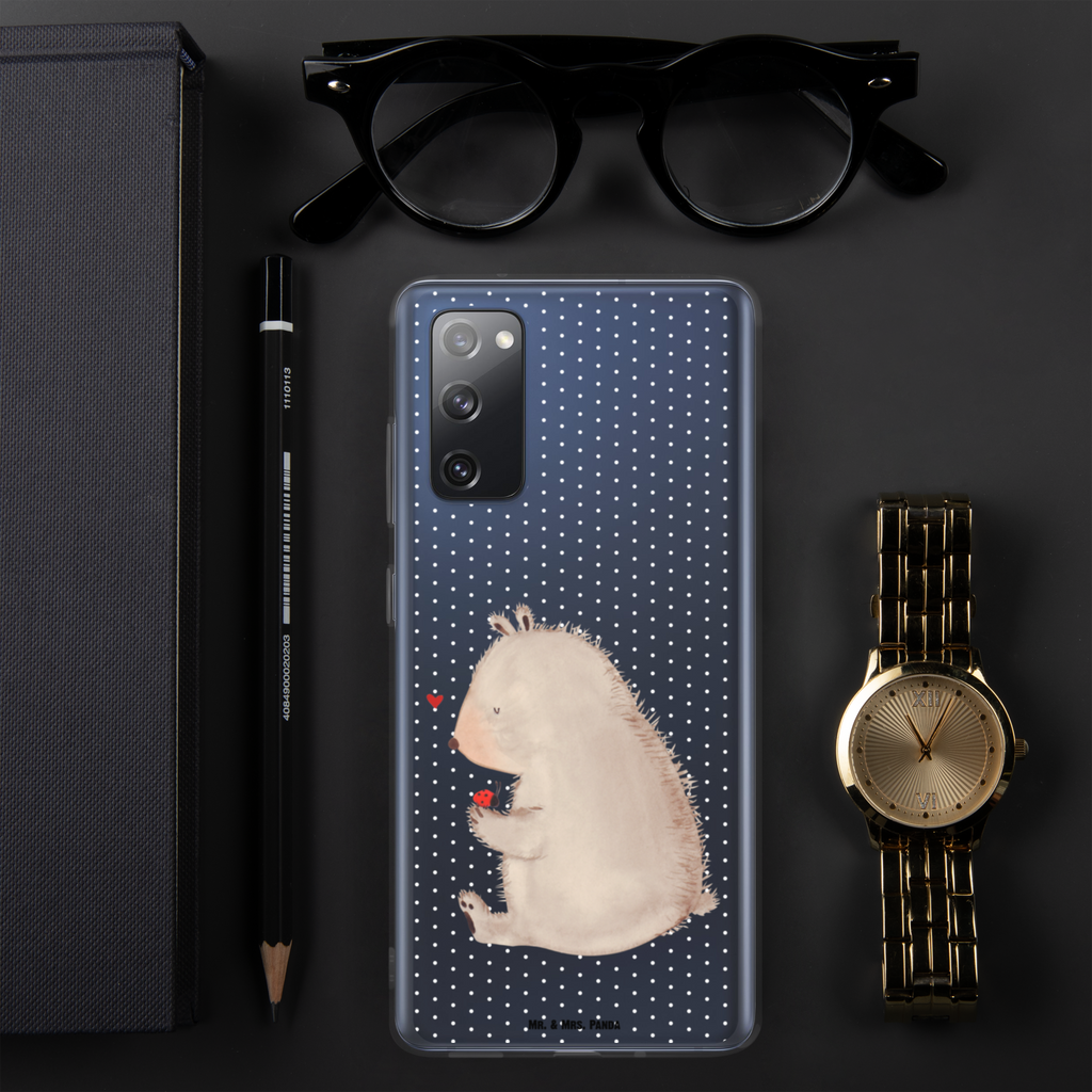 Handyhülle Bär mit Marienkäfer Bär, Marienkäfer, Liebe, Freiheit, Motivation, Das Leben ist schön Handyhülle, Handycover, Transparente Handyhülle, Flexible Handyhülle, Handyschutz, Transparent, Durchsichtig, Schutzhülle für Handy, Stilvolle Handyhülle, Robuste Handyhülle, Schutz vor Kratzern, Schützende Handyhülle  Bär, Teddy, Teddybär